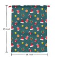 thumbnail image 2 of Christmas Sack – 28" X 20" Canvas Gift Bag with Drawstring, Full Print Polyester Santa Sack, Durable Reusable Xmas Gift Bag for Holiday, Party & Storage, 2 of 5