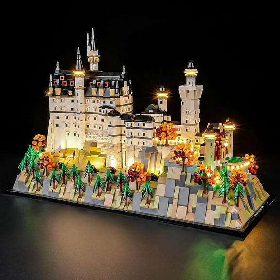 LED Light for Lego-21063 Architecture Neuschwanstein Castle Building Blocks Model (Building Set NOT Included)