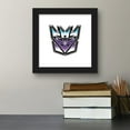 thumbnail image 4 of Gallery Pops Hasbro Transformers - Decepticon Faction Icon Wall Art, Black Framed Version, 12" x 12", 4 of 5