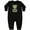 AB-Black, variant on Cuddly Frankenstein Bear Cute Monster Baby Fleece Romper