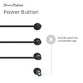 thumbnail image 5 of Claire 3-Bar Electric Towel Warmer in Matte Black, 5 of 10
