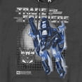 thumbnail image 2 of Transformers 40th Anniversary Scourge Box Unisex Adult Pull-Over Heather Hoodie, Black Heather, Small, 2 of 3