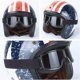 thumbnail image 4 of Gafas de moto y jet NQ Marco negro Lente transparente 18 cm x 8 cm, 4 of 5