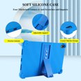 thumbnail image 5 of Kebiory for Walmart Onn 11 inch Tablet Pro 2024 Model Case/Onn 11 inch Tablet Pro Model:100146660 Soft Silicone Case Kids Friendly with Stand for Walmart Onn 11" Tablet Pro 2024 Released(Black+Blue), 5 of 7