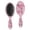 Pink Breast Cancer-2, variant on Pink Breast Cancer and Pioneer Flower Love Hair Brush,Girls Detangling Hair Brush,Glide Through Tangles with Ease for Wet & Dry Hair,8.8"X2.8"