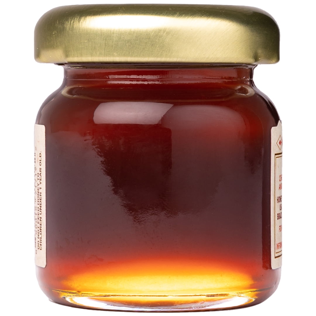 (6 pack) Mike's Hot Honey Infused with Chilies, Glass Mini Jar, 1.55 oz, Gluten Free