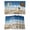 Brown Blue, variant on Starfish Placemats Set of 6, Coastal Coral Ocean Teal Green Brown Wood Grain Placemats for Dining Table, Place Mats for Kitchen Tabletop, Waterproof Wipeable Dining Table Mats Set