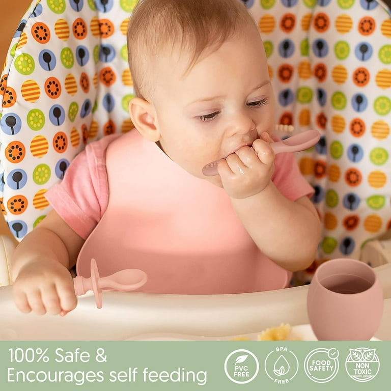 Sperric Baby Led Weaning Silicone Feeding Set of 8 Best Bibs