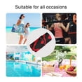 thumbnail image 5 of 2 Pack Wet Dry Bags,Bold Crimson Chevron Pattern Waterproof Reusable Dual Zipper Bags for Swimwear, Gym Clothes, Toiletries, Baby Diapers, 5 of 8