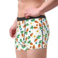 thumbnail image 2 of Yiaed Cute Carrot Print Men's Soft Cotton Boxer Shorts Breathable Boxers Underwear Moisture-Wicking Underwear Stretch Boxer Briefs for Man-X-Large, 2 of 5