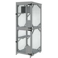 thumbnail image 1 of Enclos Extérieur en Bois pour Catio avec Roues – Maisonnette Modulaire pour Chat, Résistant aux Intempéries, 1 of 7