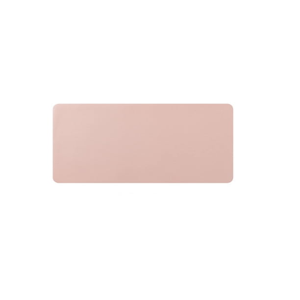Methold Alfombrilla de ratón para trabajo de oficina PU impermeable a prueba de suciedad alfombrilla de ratón con forma de rectángulo para ordenador cartulina Rosa 60x30cm