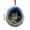 thumbnail image 3 of Adornos Navideños de Acrílico | Elegantes Adornos Navideños de Acrílico Transparente de 3 Mm con Bordes Pulidos | Decoración Duradera Que No Amarillea para Pared o Árbol, Ideal para Exhibiciones de T, 3 of 6