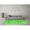 thumbnail image 3 of Ahgly Company Indoor Rectangle Abstract Green Modern Area Rugs, 5' x 8', 3 of 4