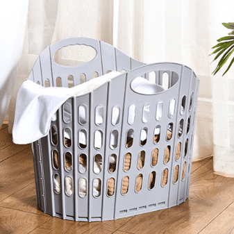 FINE MAKER Folding dirty clothes basket, bedroom and bathroom dirty clothes laundry basket, multifunctional portable dirty clothes basket foldable and wall-mounted