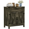 thumbnail image 1 of HOMCOM Farmhouse Sideboard Buffet Cabinet with Drawer and Adjustable Shelf, 1 of 10