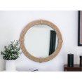 thumbnail image 1 of Home Dress Round Jute Wall Mirror Decorative Wall Mounted Nautical Themed Rope Mirror (30 inch), 1 of 6