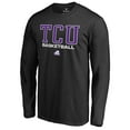 thumbnail image 2 of Men's Black TCU Horned Frogs Team Unity Basketball Long Sleeve T-Shirt, 2 of 3