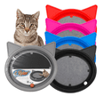 thumbnail image 3 of FURACÃOPET Cat Toy with Scratcher Pad and Rolling Ball – Oval Track for Independent Play and Instinct Stimulation (Gray), 3 of 5