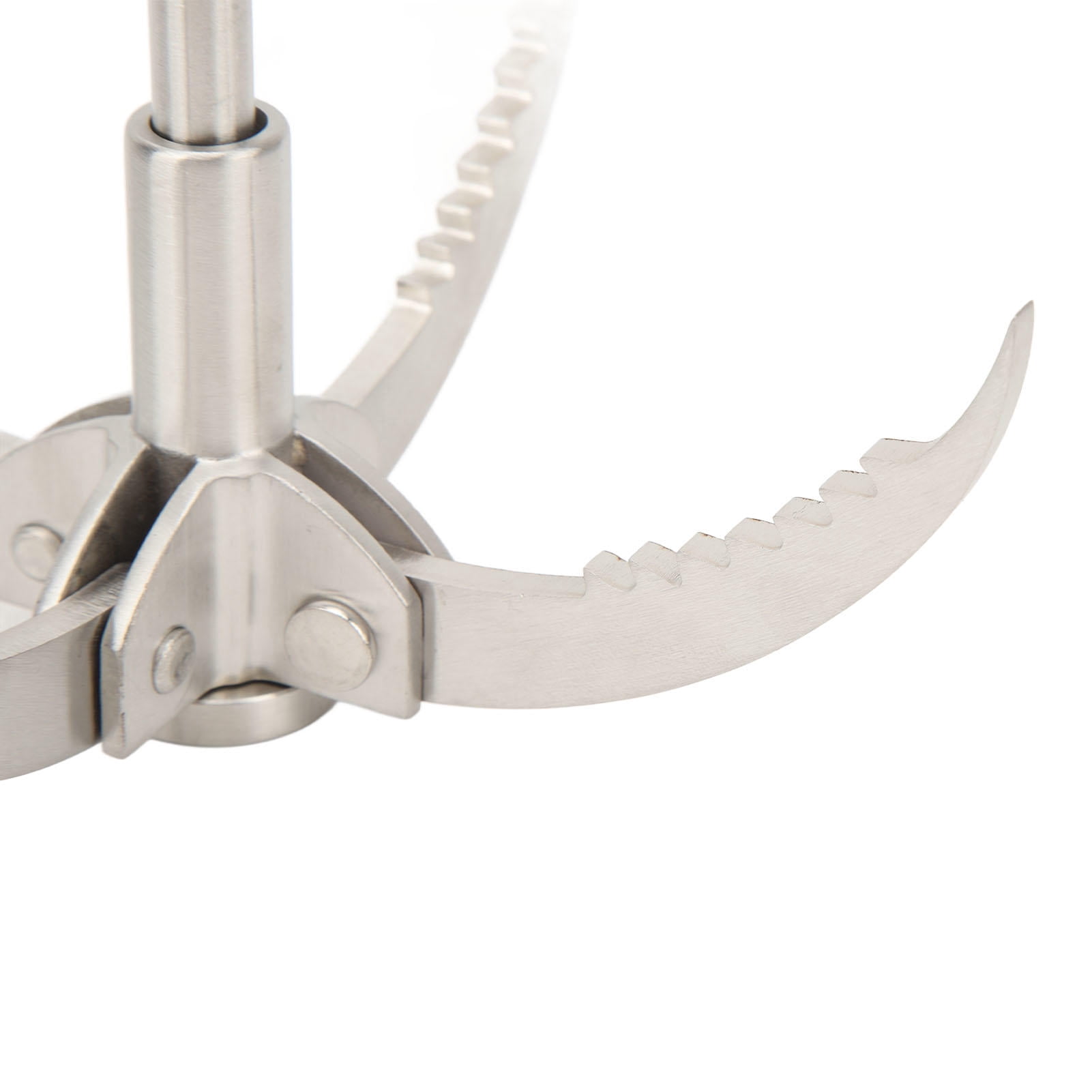 LAZIOEGR 4‑Claw Folding Stainless‑Steel Grappling Hook – Durable, High‑Strength Hook for Camping, Hiking, Climbing & Rescue