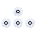 thumbnail image 1 of CRAFTHROU 4Pack LED Roller Skate Wheels PU Blue For Daily Practice, 1 of 5