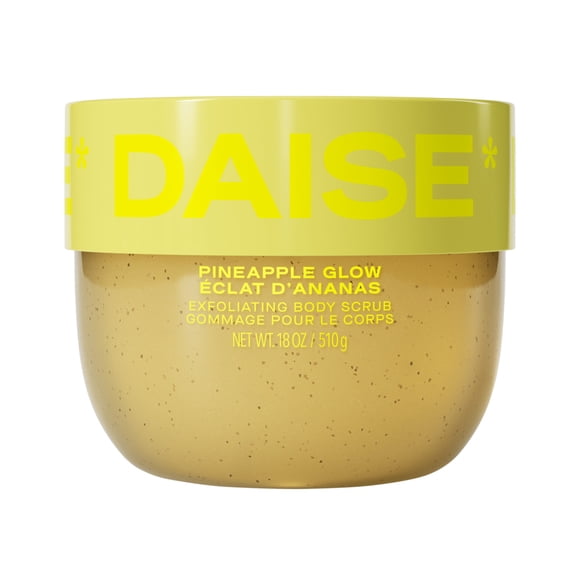 DAISE Exfoliating Body Scrub in Pineapple Glow, pour une peau douce et éclatante, 18 oz/510 g
