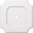 thumbnail image 1 of Ekena Millwork CMP26LE-02000 26 Po OD x 2 Po ID Carré Locke Architectural Grade PVC Contemporain Médaillon de Plafond, 1 of 1