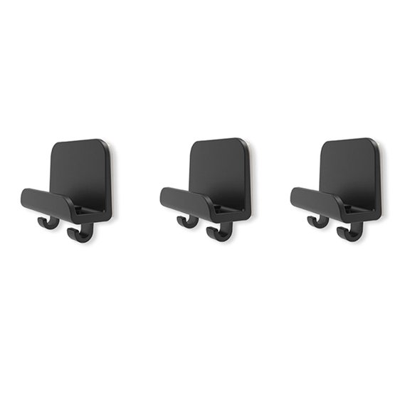 RABBITH 3x Universal Cellphone Tablet Holder Wall Mount Stand for phone Support Storage Cables and Home Hook