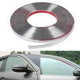 thumbnail image 2 of 13M Car Chrome Body Strip Bumper Auto Door Window Protective Moulding Styling Flexible Trim Sticker 6MM 8MM 12MM 15MM 20MM 30MM, 2 of 7