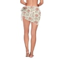 thumbnail image 3 of joogoo Roses Retro Flower Women's Beach Sarong Bathing Suit Wrap Swimwear Cover Ups L, 3 of 7