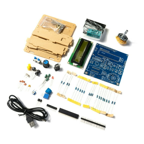Versatile Capacitance Meter Frequency Tester Kit with Large LCD Display Precise Measurements, Easy-to-Read Results