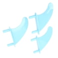 thumbnail image 2 of Surfboard Fins Soft Top Tri Fin Set PVC Plastic for Surfing Water Sports with Screws Blue, 2 of 14