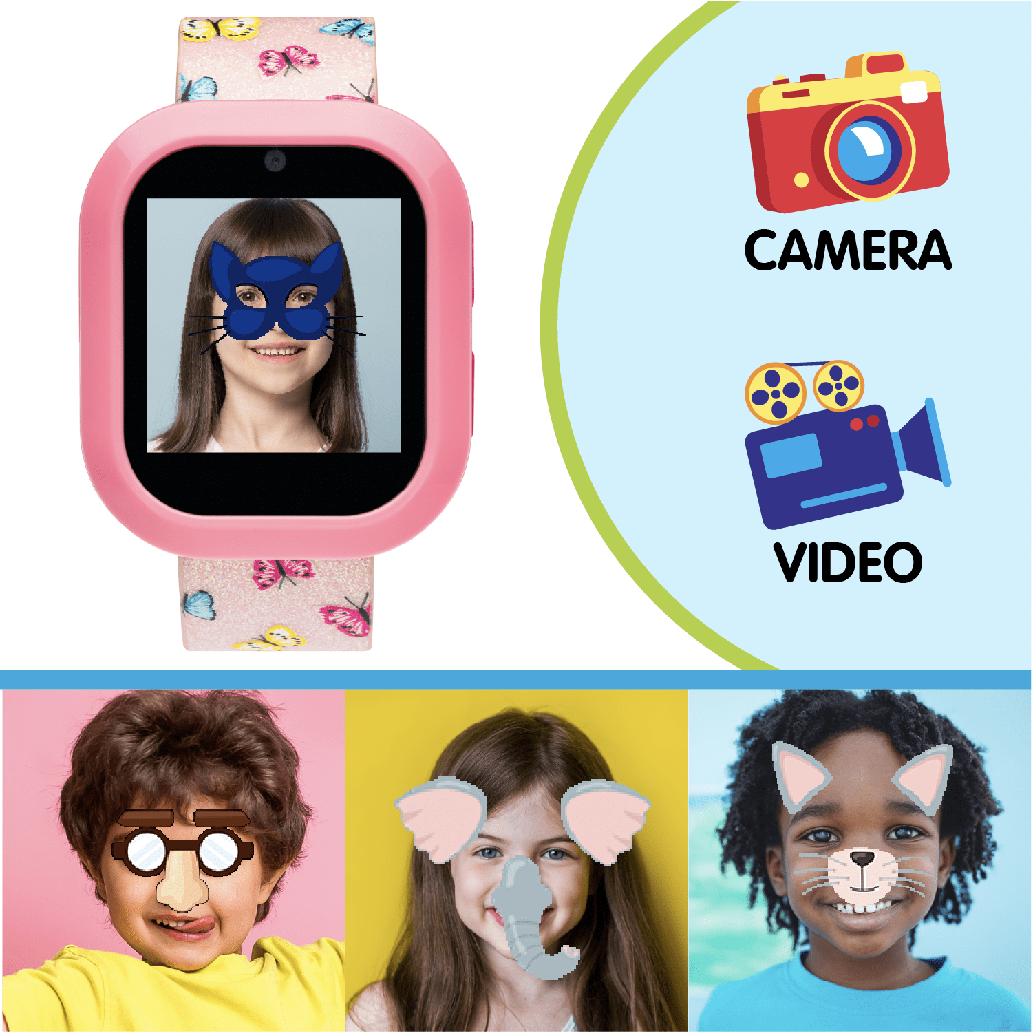 PlayZoom Girls V3 Pink Butterfly&nbsp;with Bluetooth Speaker Set