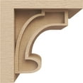thumbnail image 3 of 6"W x 6"D x 6"H Wide Alma Rough Cedar Woodgrain TimberThane Corbel, Primed Tan, 3 of 6