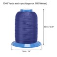 thumbnail image 4 of Uxcell Polyester Thread Extra-strong 1040 Yards 300D/0.38mm Violet-blue, 4 of 6