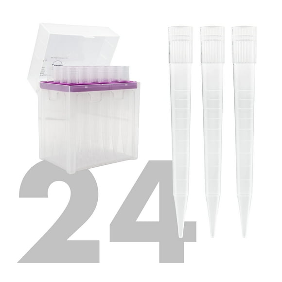 Puntas de pipeta Kashi Scientific Universal Racked Lab de 5 ml, 24 unidades