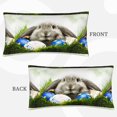 thumbnail image 2 of Bedroom Outdoor Decorations Rectangle Two Sides Printed Bunny-Rabbit Easter Sofa Throw Pillow Case Cushion Cove, 2 of 6