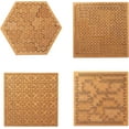 thumbnail image 6 of Fractal Tray Puzzles, 2026 new Mind Bending Wooden Jigsaw Puzzle for Adult, Unique Irregular-Shaped Wooden Puzzle, Difficult Challenging Impossible and Irregular Jigsaw for Brain Training Games(4pcs), 6 of 6