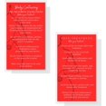 thumbnail image 2 of Body Contouring Pre/Post Treatment Cards | 50 Pack | 2x3.5” inch Business Card Size | Red Card Design, 2 of 5