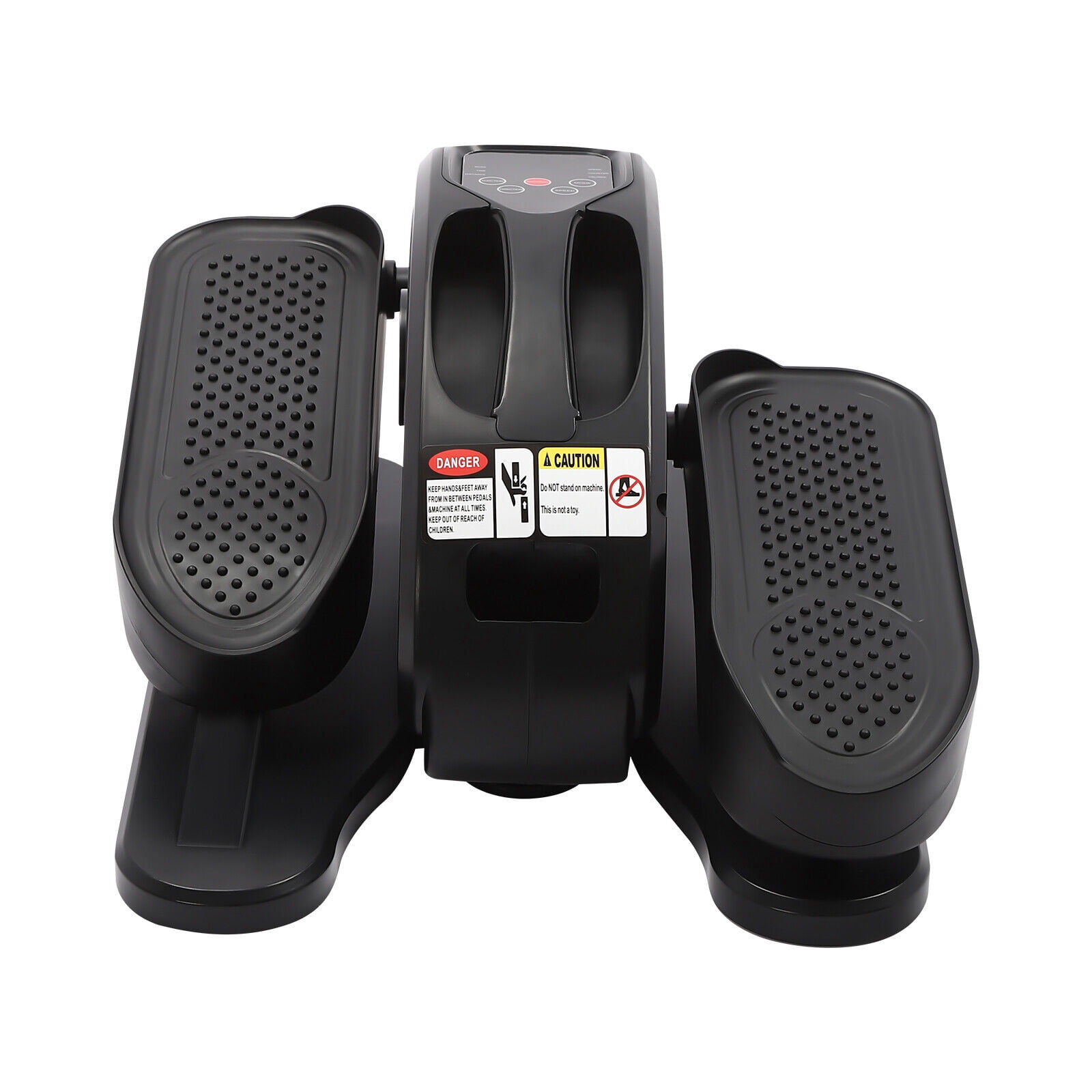 Floor Standing Black Electric Seated Leg Pedal Exerciser Under Desk Elliptical Machine w/ Remote Home
