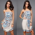 thumbnail image 3 of Vestido Mini Bohemio Zulema Sin Tirantes Caqui XL, 3 of 8