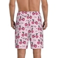thumbnail image 3 of Naloa Bike with Donut Wheels Men's Short Pajama Pants, Lounge Comfort Shorts with Elasticized Waistband and Side Pockets - 3X-Large, 3 of 9