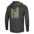 thumbnail image 3 of Men's Colosseum Heather Black Texas Tech Red Raiders Team OHT Military Appreciation Long Sleeve Hoodie T-Shirt, 3 of 4