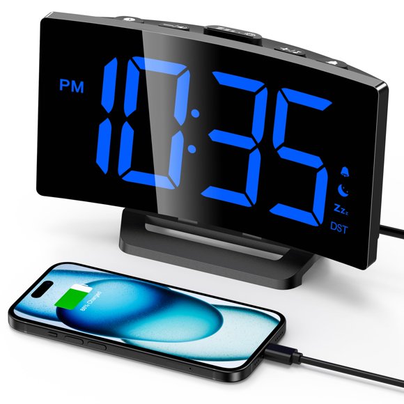 Despertador GOLOZA digital mejorado con modo nocturno y puerto USB