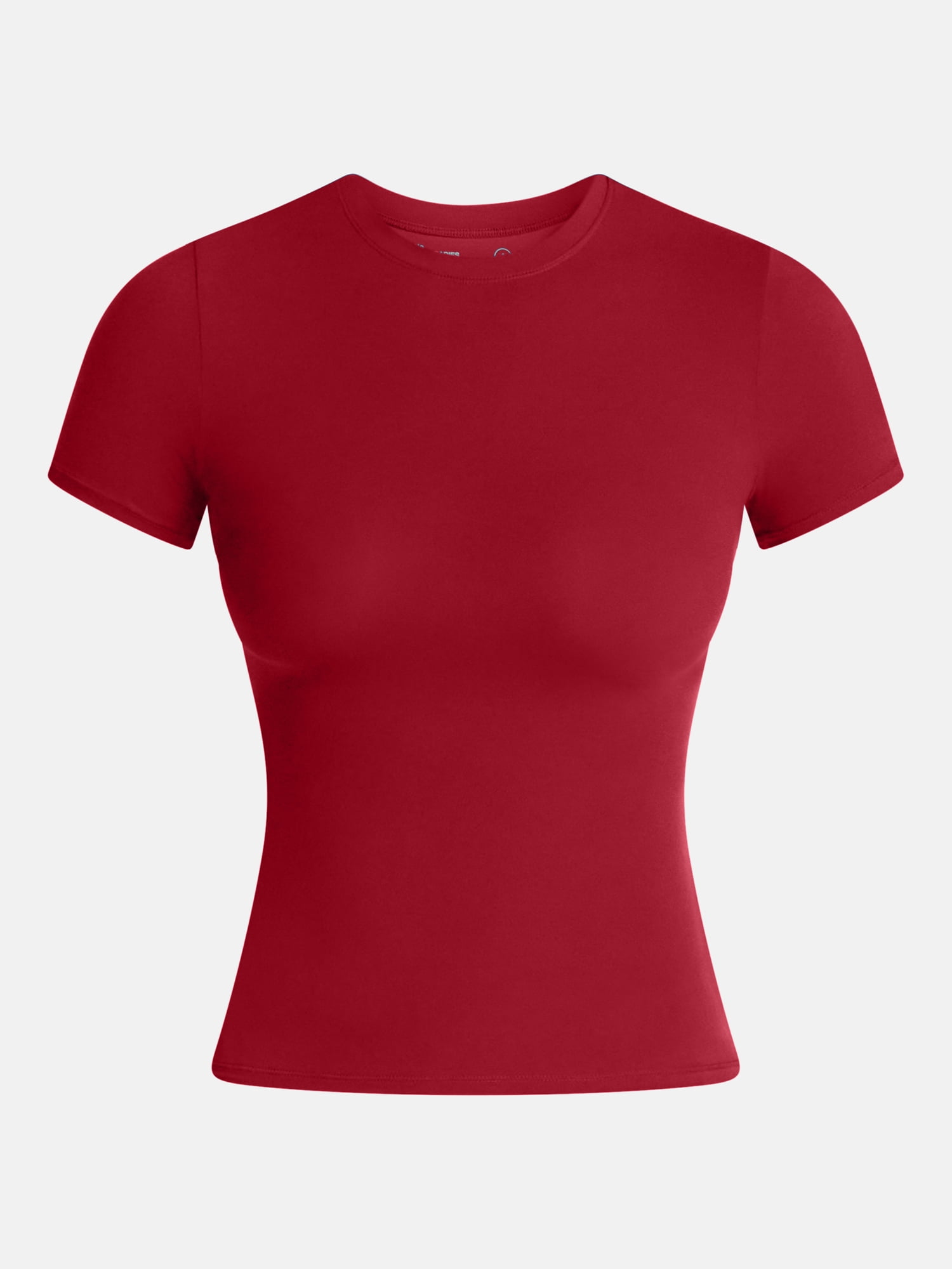 No Boundaries Fit Stretch Tee with Short Sleeves, Women's XS-XXXL