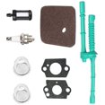 thumbnail image 5 of Carburetor With Air Filter Fuel Hose For Fs38 Fs45 Fs46 Fs55 Km55 Brush Cutter, 5 of 5