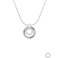 thumbnail image 2 of Delight Jewelry Silvertone Psalm 139:14 Eternity Ring Live Ring Charm Necklace, 18", 2 of 4