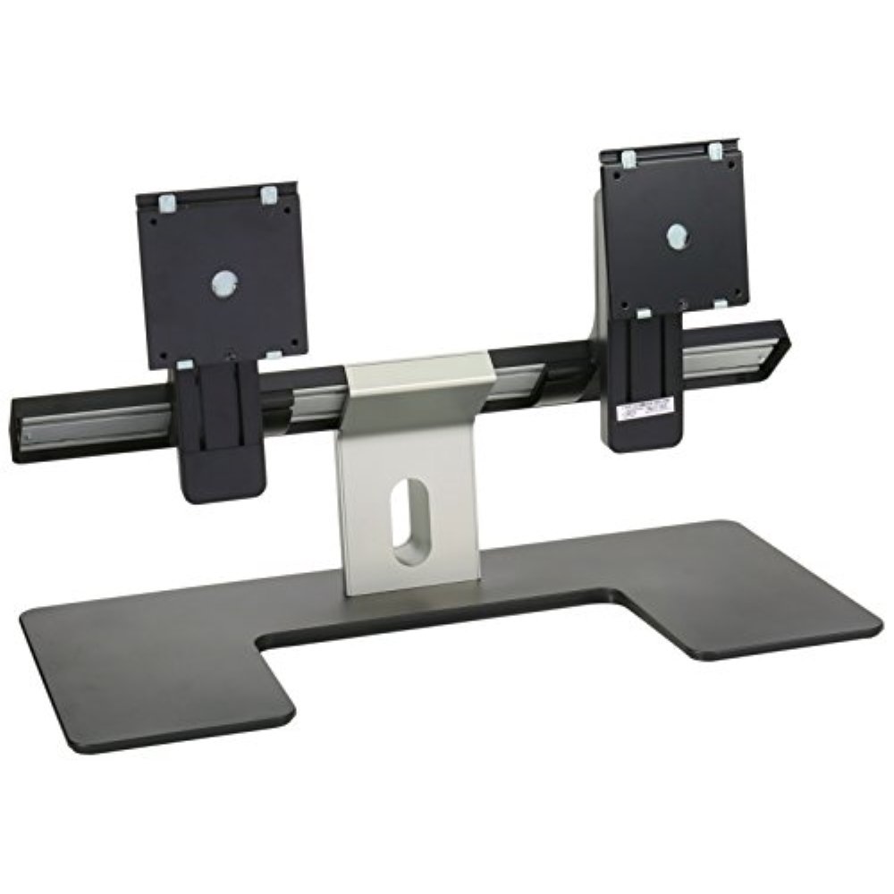 Dell MDS14 Dual Monitor Stand Adjust Height, Tilt, and Swivel Black