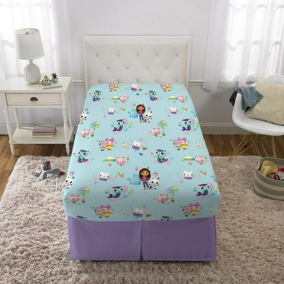 Gabby's Dollhouse "Paw Tastic" Twin Sheet Set