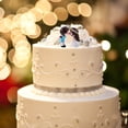thumbnail image 7 of Raindrops Bride & Groom Cake Topper, Romantic Kiss Statue for Wedding Cake, 7 of 7